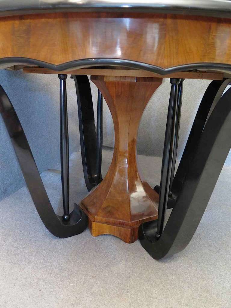 19th Century Rare Extending Biedermeier Table