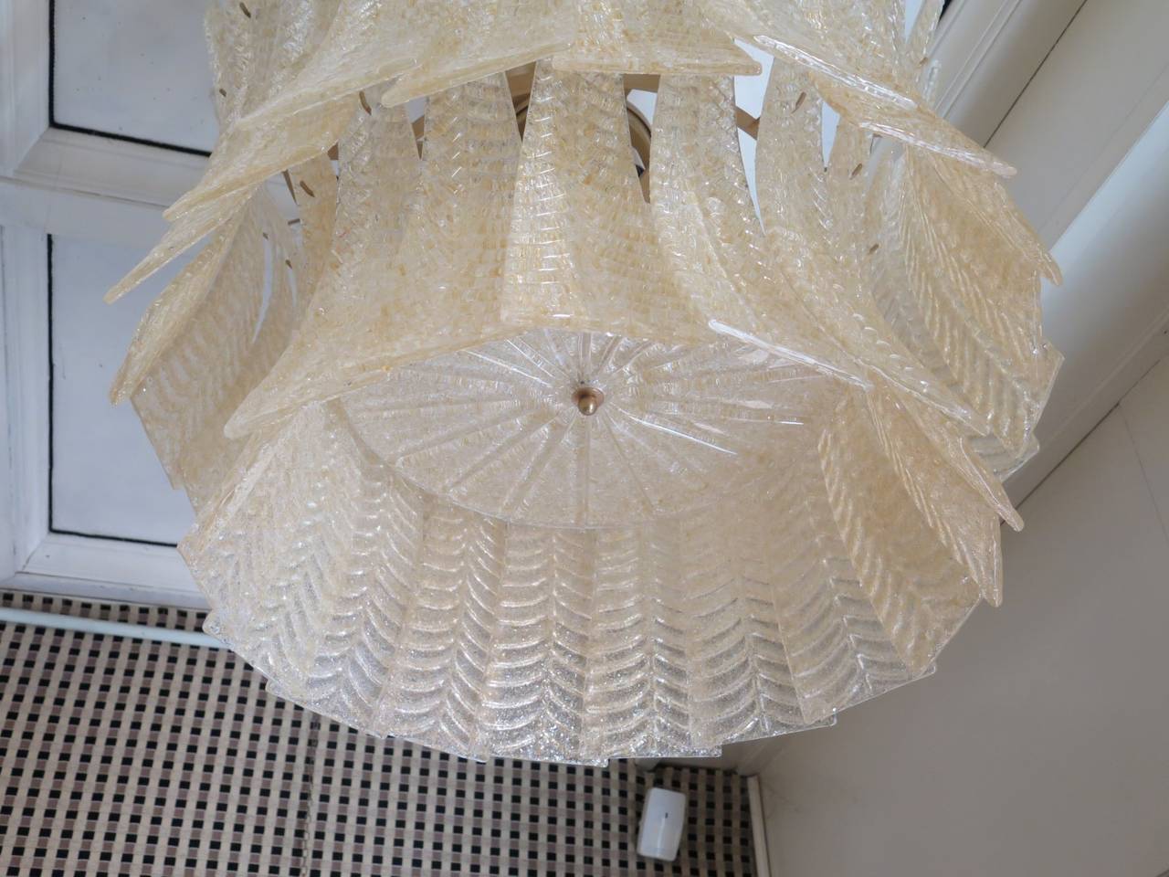 Mid-Century Modern Barovier & Toso Chandelier, 1950s