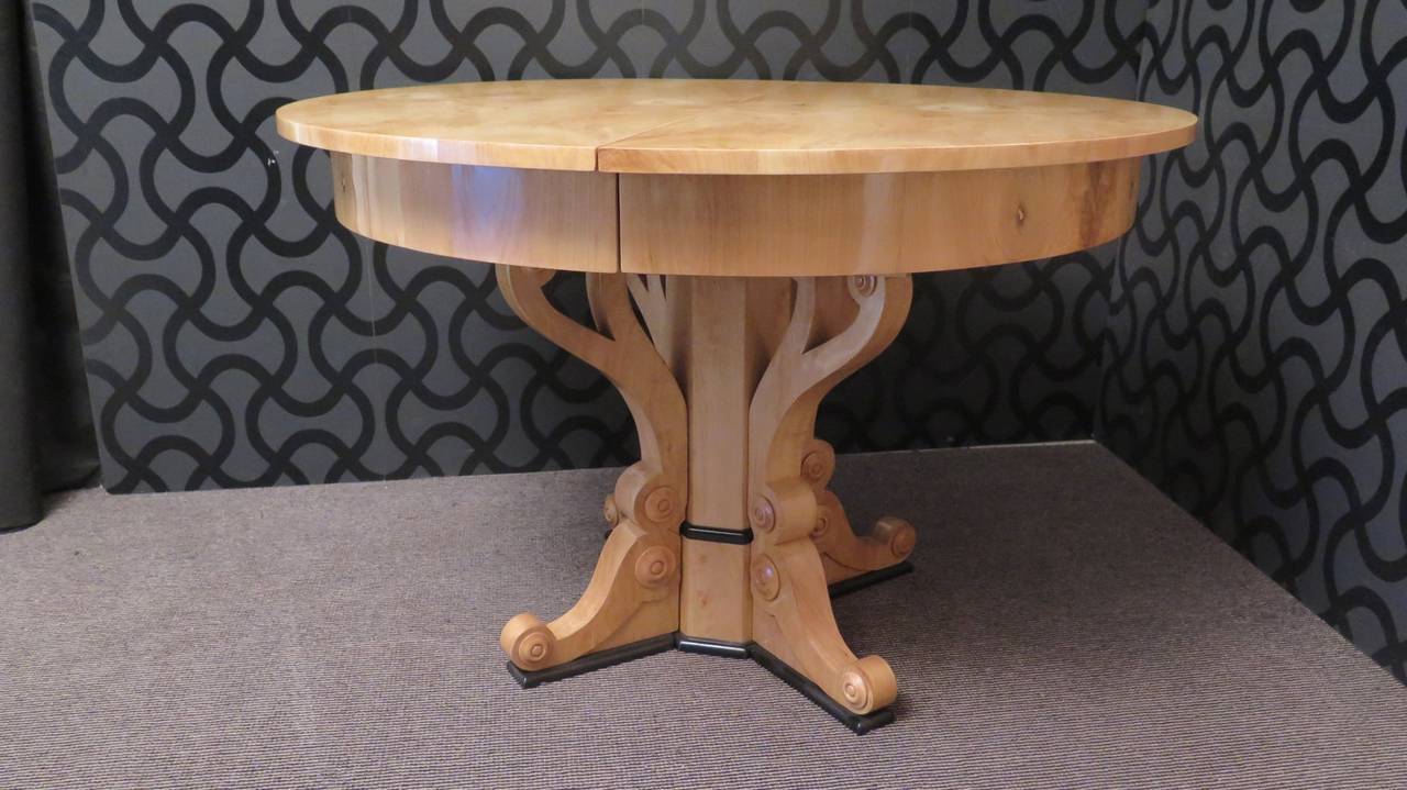 Early 19th Century Rare Biedermeier Extendable Table