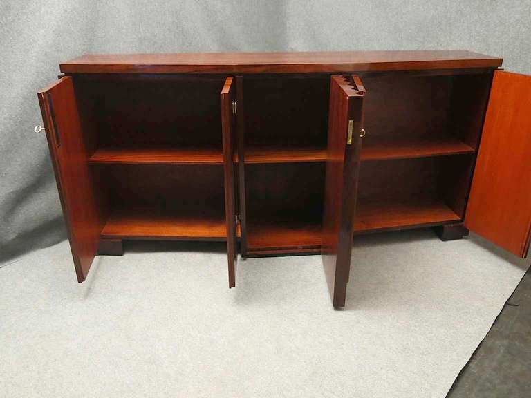 1930s Walnut France Art Deco Sideboard 1