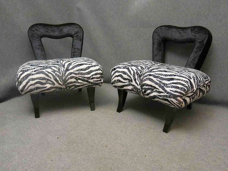Art Deco Very Funny pair of French Armchairs