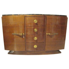 Art Deco Exotic Wood Sideboard.