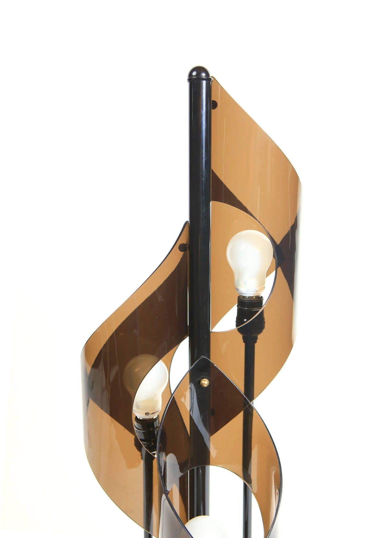 Mid-20th Century Pair of Sculptural Italian, 1960s Table Lamps