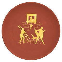 Plate Attributed to Gio Ponti for Ginori,1930s 11
