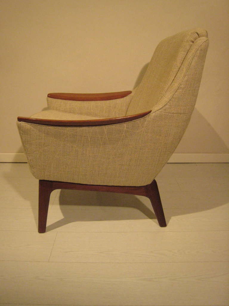 Mid-Century Modern A pair of 1950's armchairs by LK.Hielle- Norway