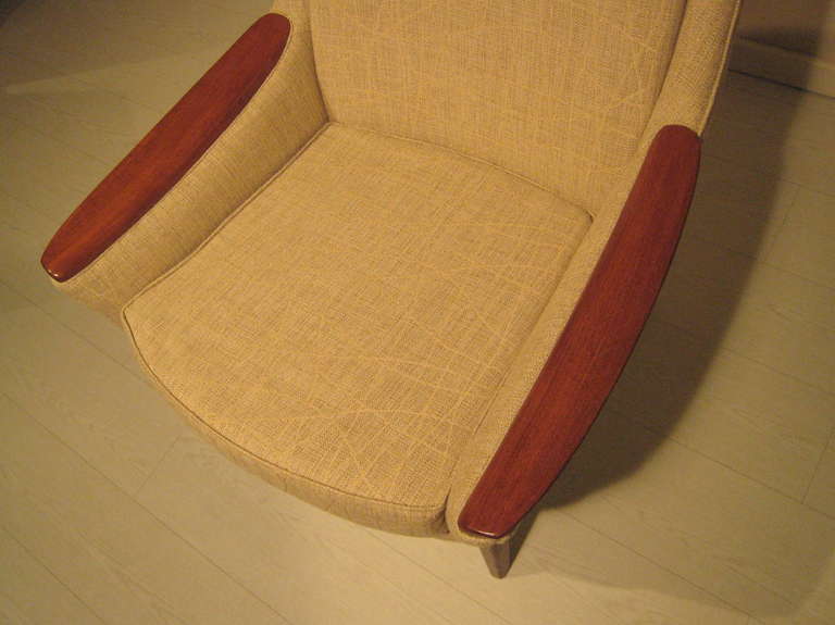 A pair of 1950's armchairs by LK.Hielle- Norway In Excellent Condition In Firenze, Toscana