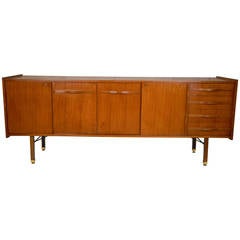 Italian 1950s Teak Wood Sideboard 7