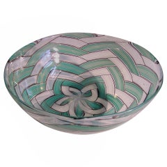 Stunning Murano Glass Bowl "A Spina" by Ercole Barovier, 1958