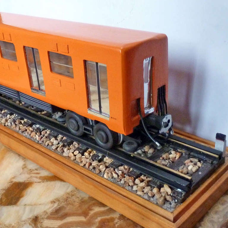 20th Century Scaled Model of Mexican Subway Wagon For Sale