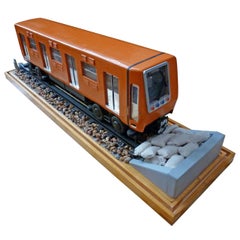 Vintage Scaled Model of Mexican Subway Wagon