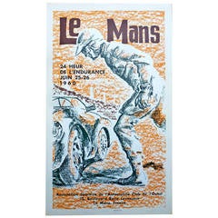 Le Mans Sports Car Racing Poster, 1960