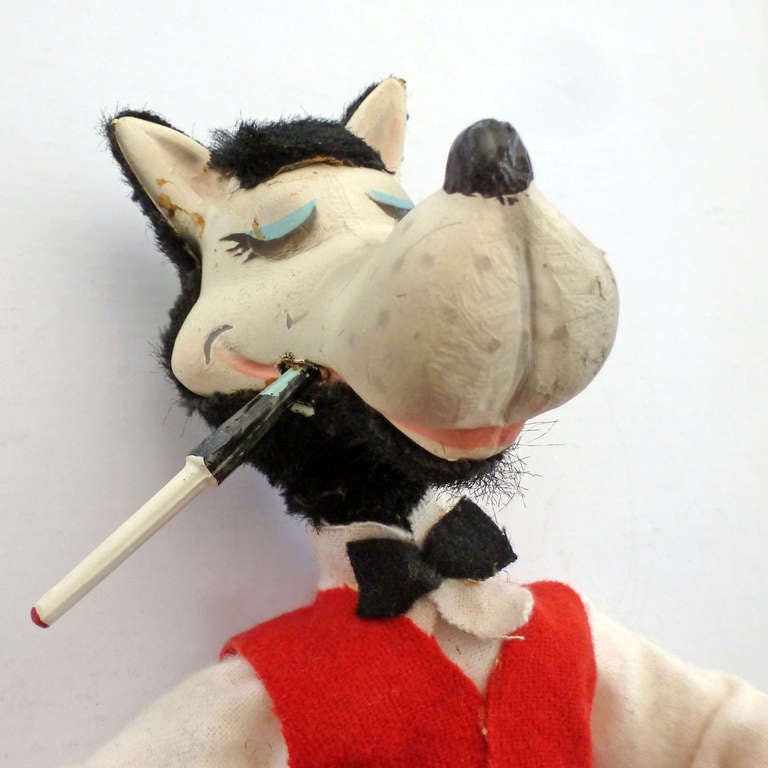 Mexican Vintage Advertising Character used in a Display, Wolf Hickok For Sale