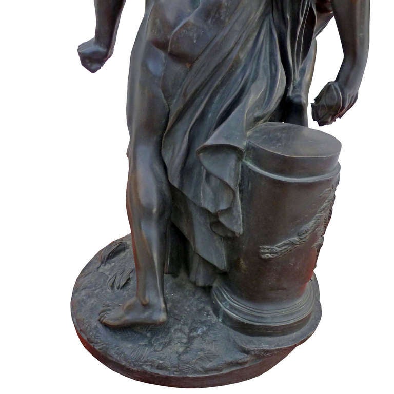 Unknown Neoclassical Sculpture In Bronze 19th Century For Sale