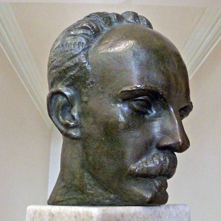 Cuban Valsuani Fondeur, Juan Jose Sicre ( cuban sculptor ), Jose Marti bronze 1926