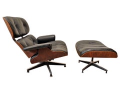 Eames 670 & 671 Lounge Chair, Rosewood