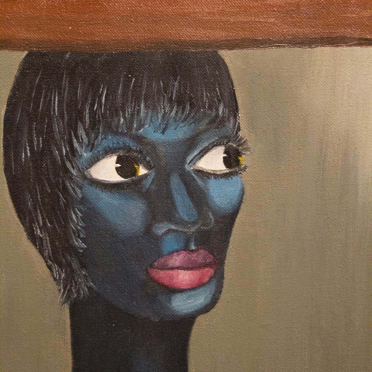 Sam Dillemans Does Labisse Painting, 1979