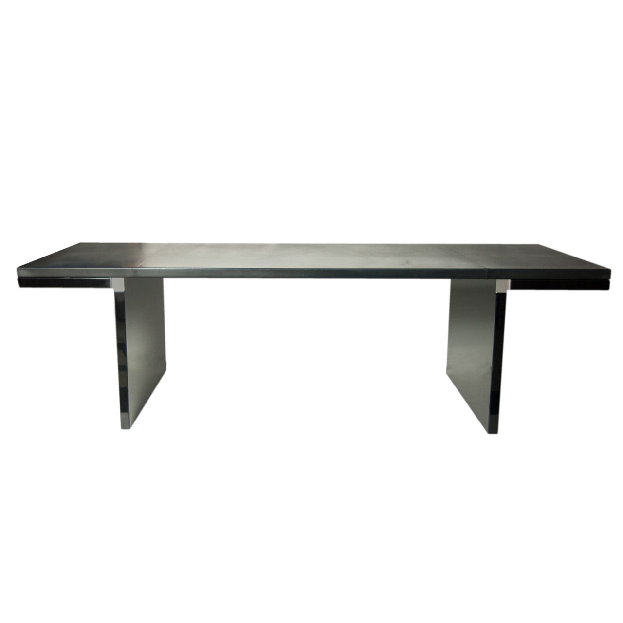 Lacquered and Leather Top Desk by Carlo Scarpa For Sale