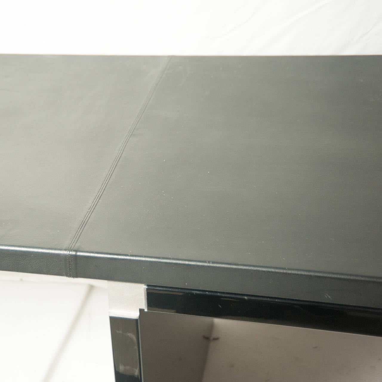 Italian Lacquered and Leather Top Desk by Carlo Scarpa For Sale
