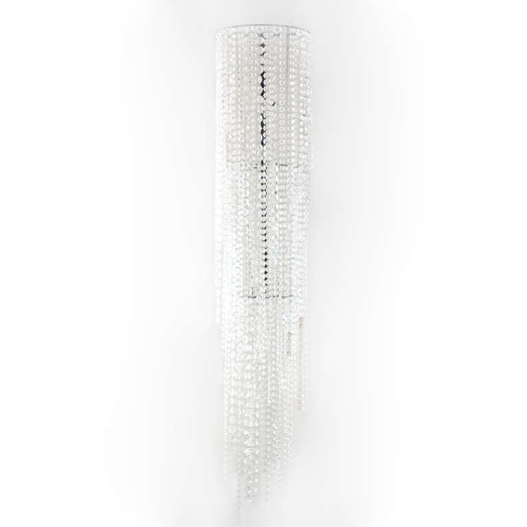 Waterfall Crystal Sconces