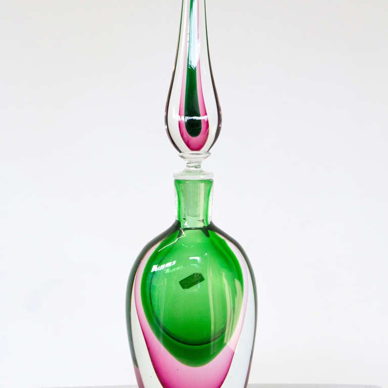 Murano Glass Decanters In Excellent Condition In Cathedral City, CA