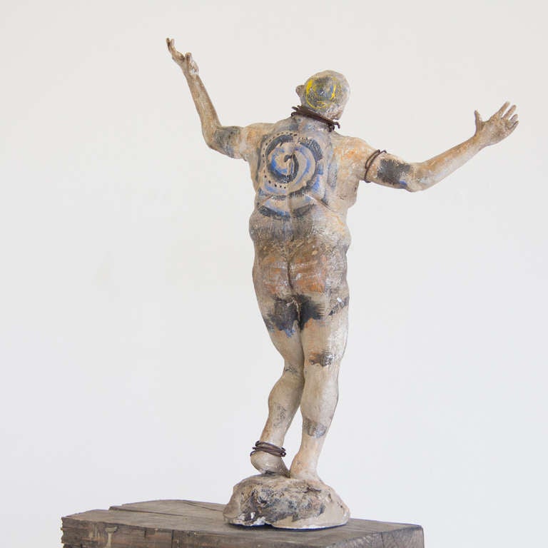A sculpture on stand by the LA based artist Debbie Korbel.
Mixed Media