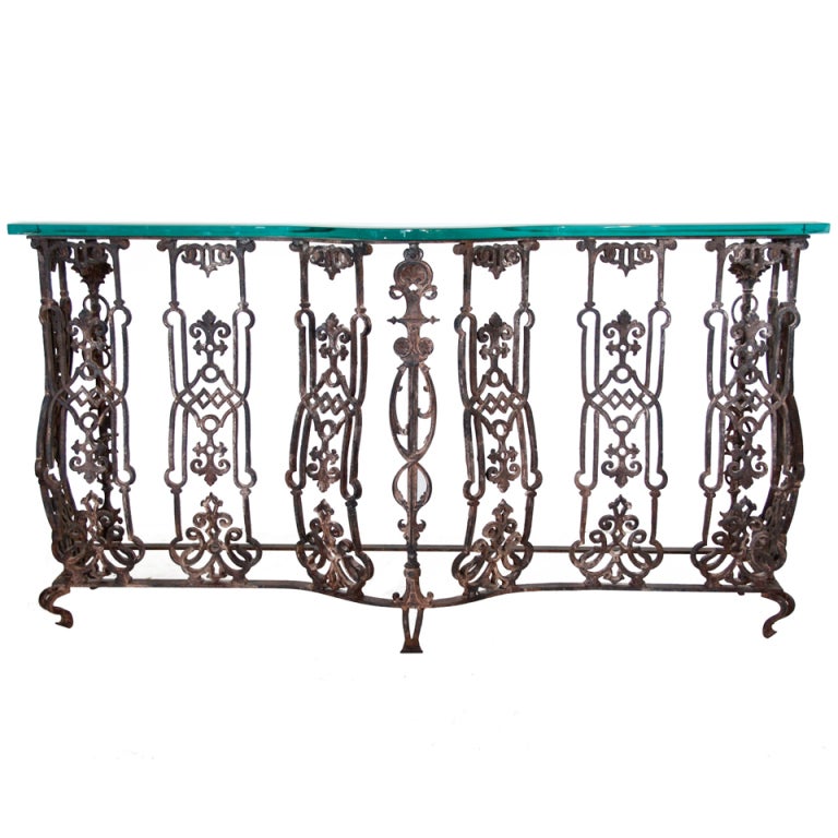 wrought iron console tables wrought iron console tables