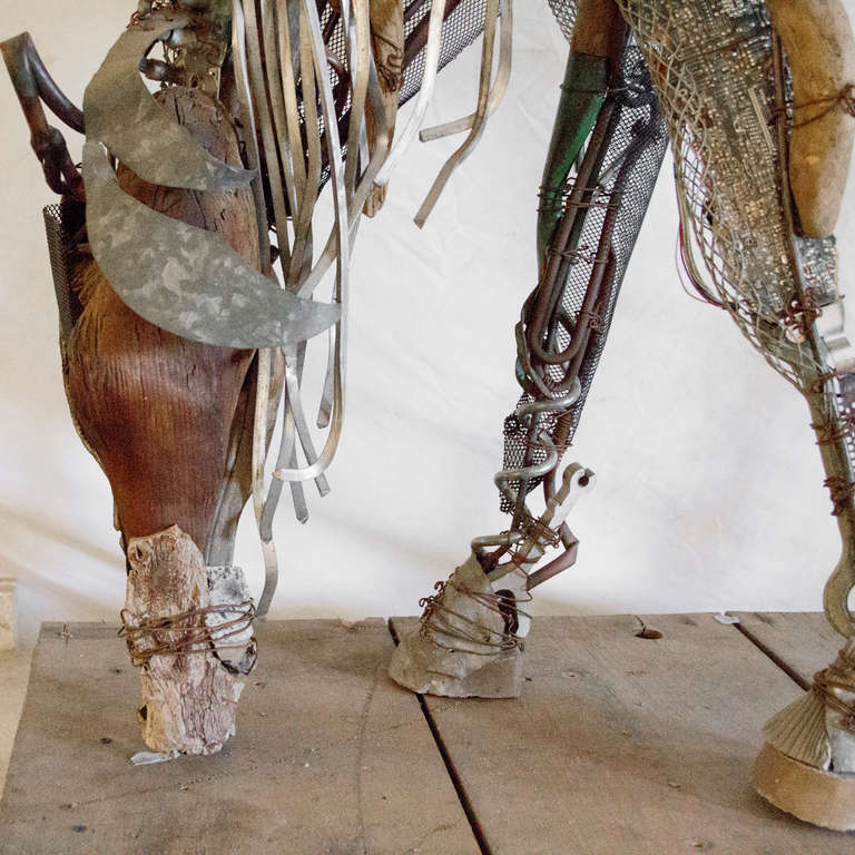 Mixed media sculpture by Los Angeles based artist Debbie Korbel.