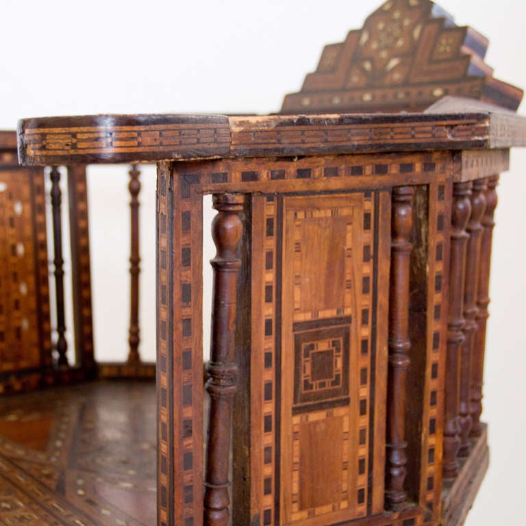 Sultanabad Syrian Arm Chair For Sale