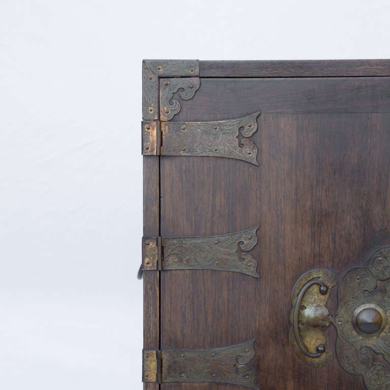 A Pair of Tansu Japanese Cabinets
