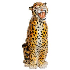 Leopard in Terracotta