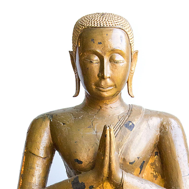 18th C Praying Monk