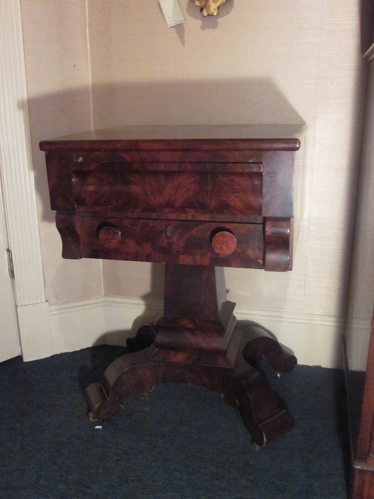 Mid 19th C. American Walnut Work Bench