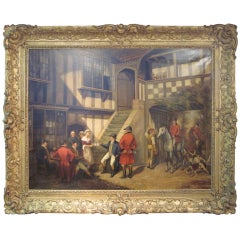19th c. Oil on Canvas by G. Higgins