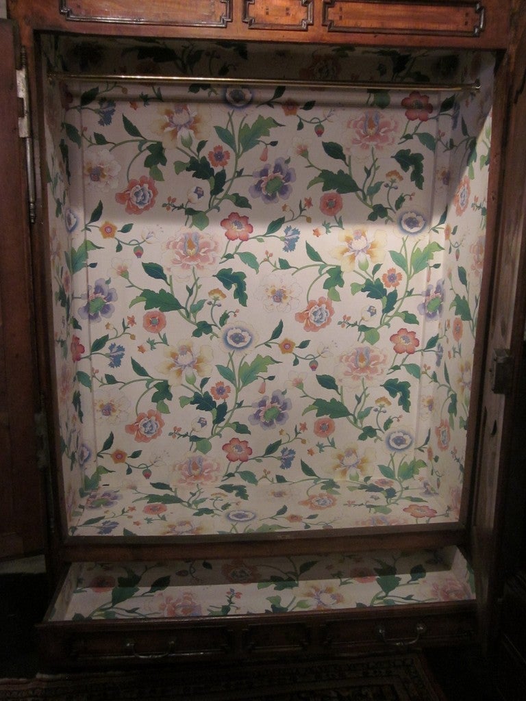 Late 18th c. French Walnut Armoire For Sale 1