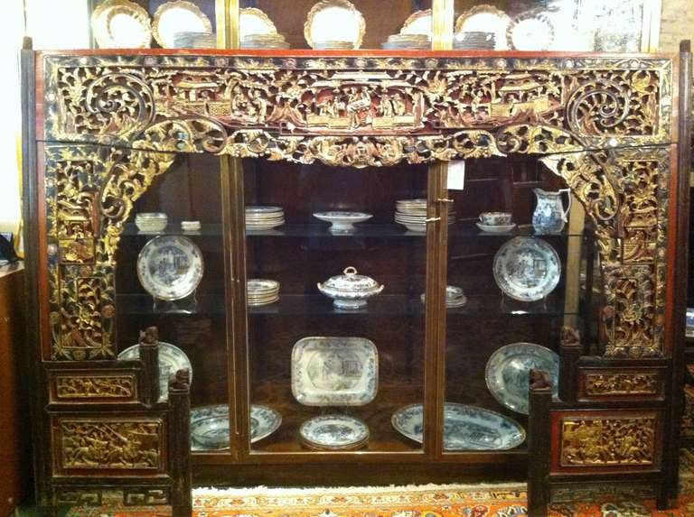 These were used in China over the entrance to a home or bedroom inside the home.
