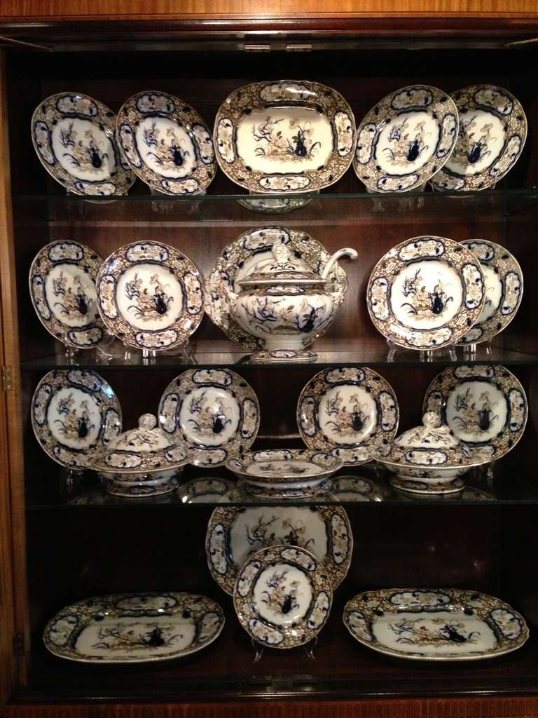 Mid 19th c. 50 piece Minton Service Set