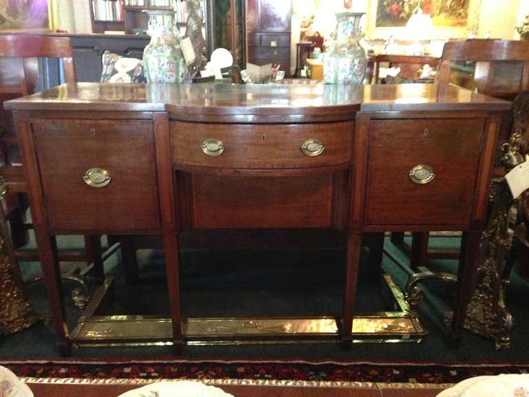 19th c. Mahogany Hepplewhite Sideboard