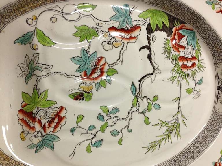English Late 19th c. Well and Tree Charger For Sale