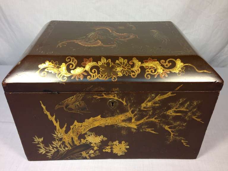 19th c. Lacquered Chinese Box