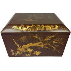 19th c. Lacquered Chinese Box