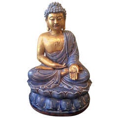 19th c. Chinese Gilted Buddha