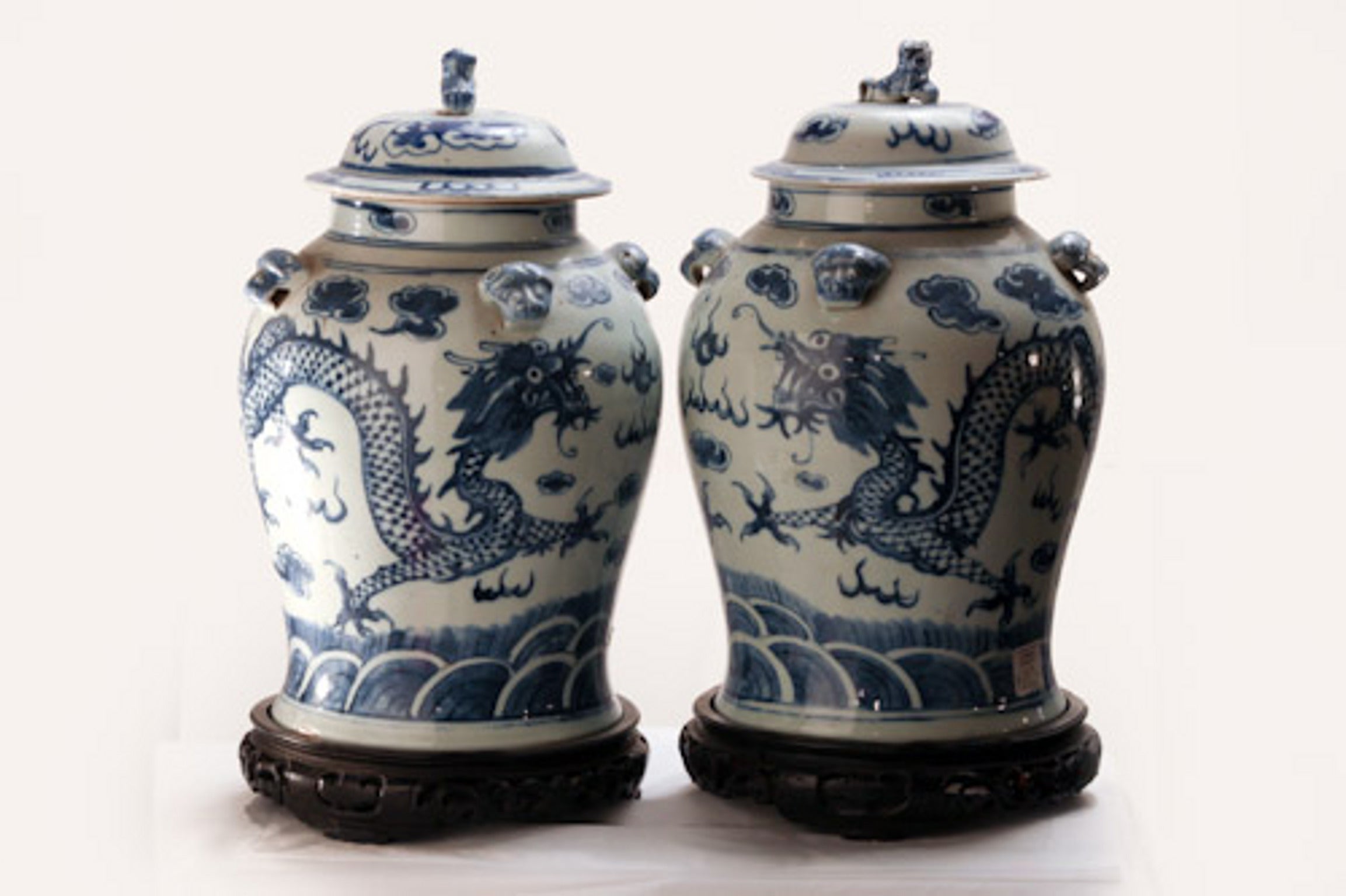 Late 18th/early 19th c. Chinese Temple Jars