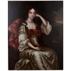 Mid 18th c. Oil on Canvas by John Riley
