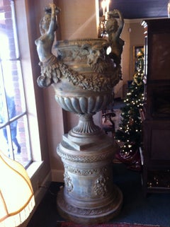 19th c. Large French Bronze Urn