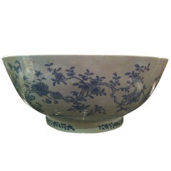 19th c. Chinese Punch Bowl