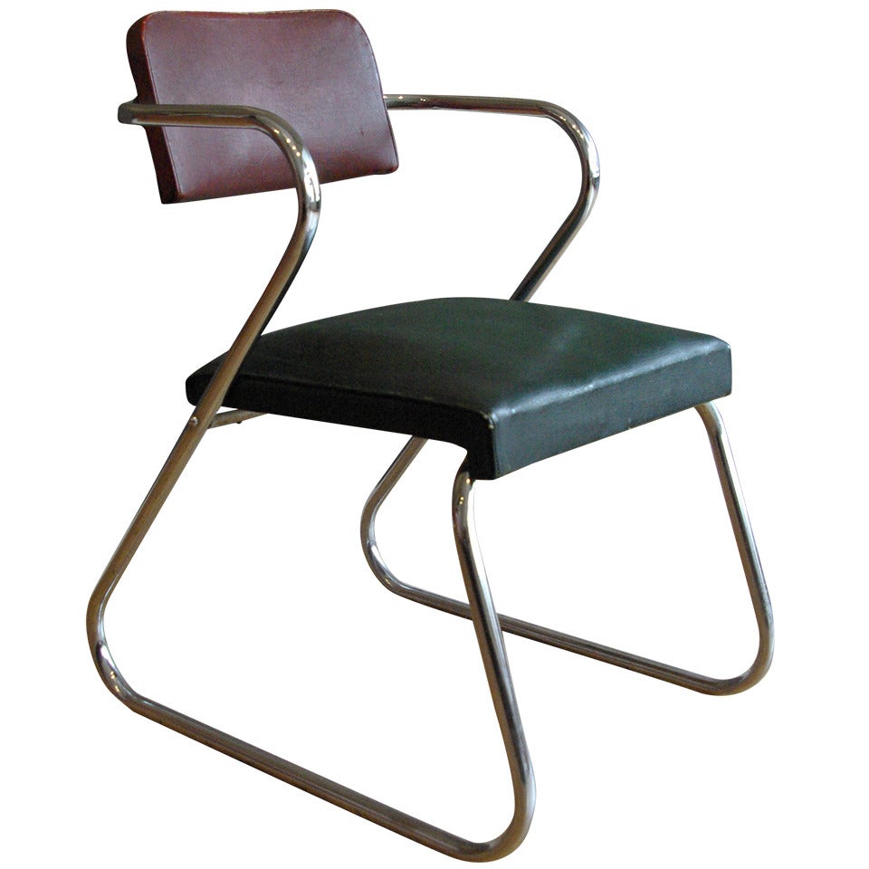 Gilbert Rohde Machine Age "Z" Chair by Royalchrome