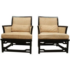 Pair of Vintage Bernhardt Arm Chairs