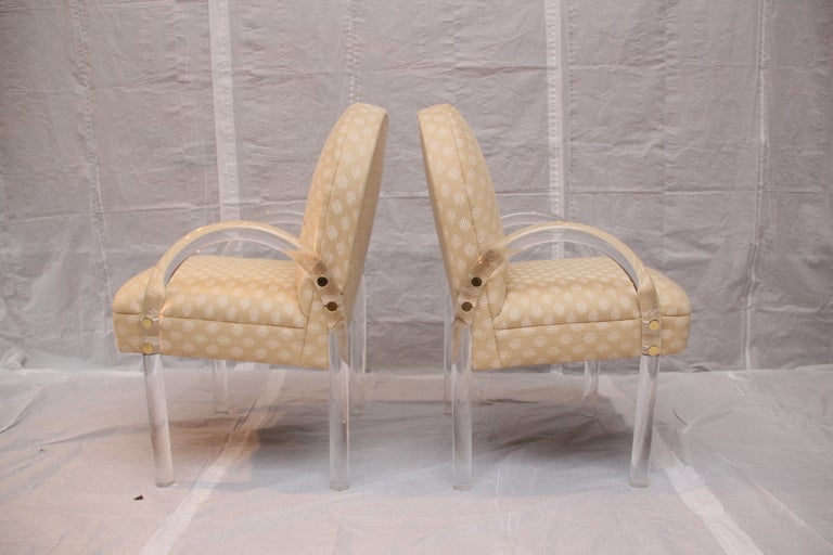 Pair of exquisitely designed armchairs in the style of 