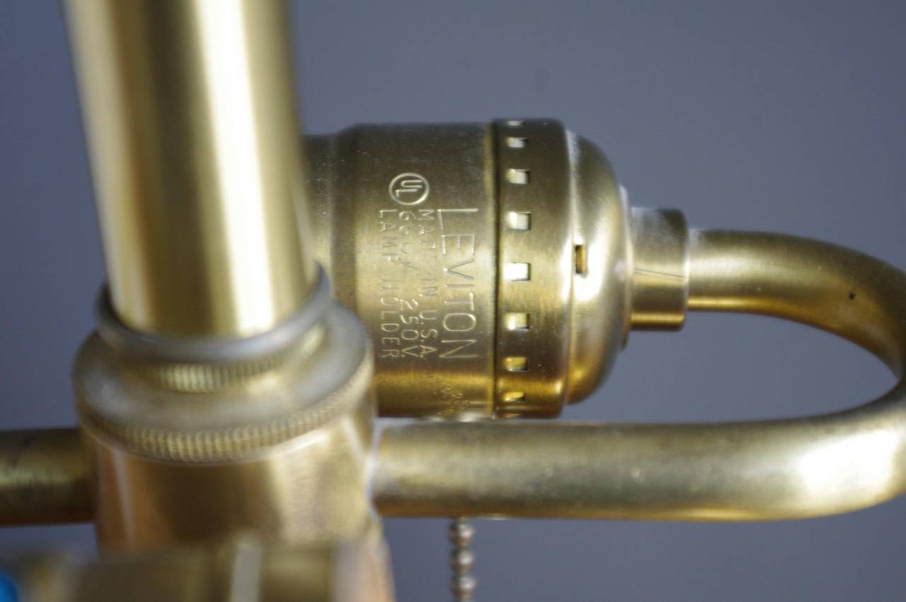 Pierre Cardin Brass Table Lamp 1