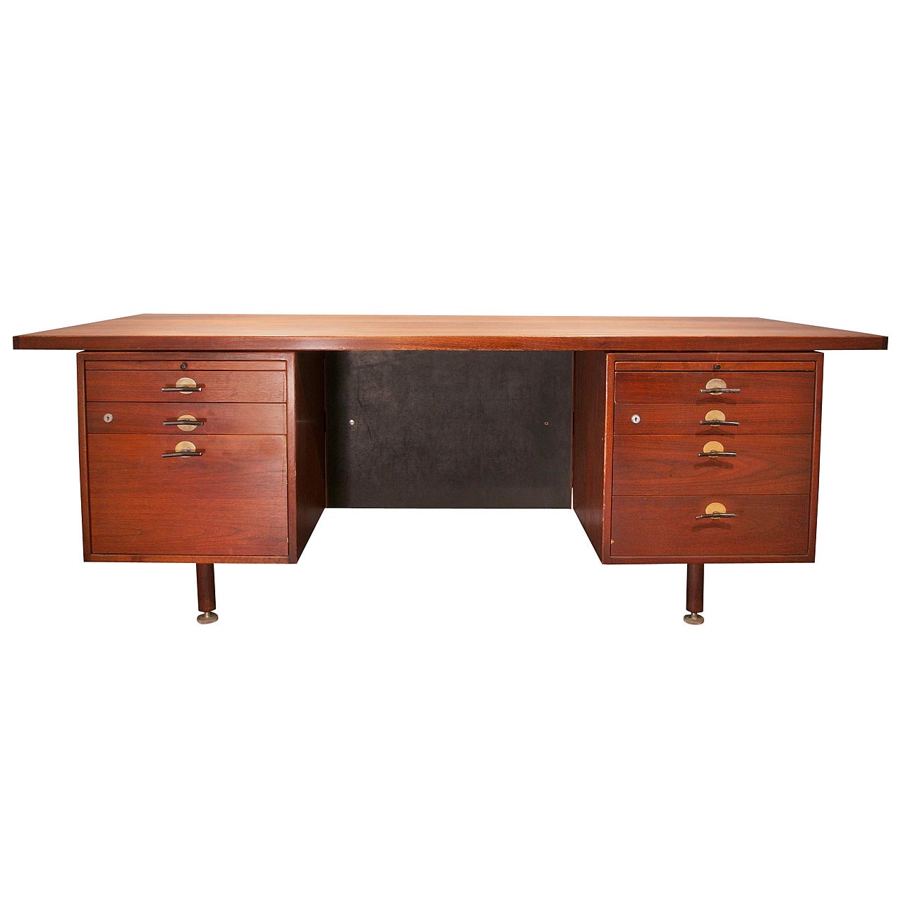 Walnut Executive Desk by Jens Risom